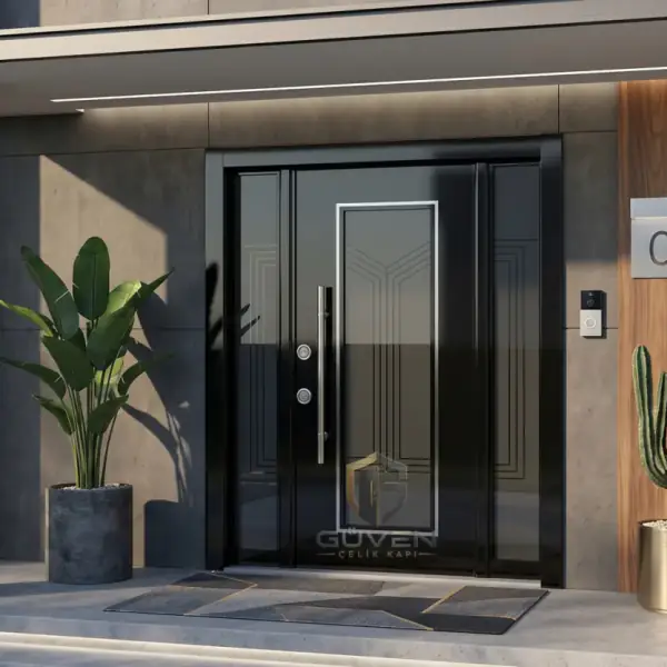 GV-5002 siyah renkli villa kapısı
